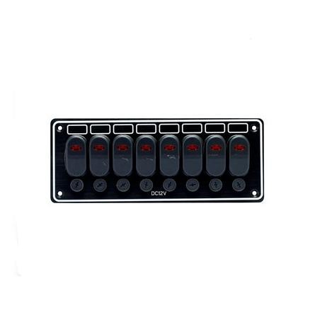 Waterproof Switch Panel 8 Gang / Saklar Kapal