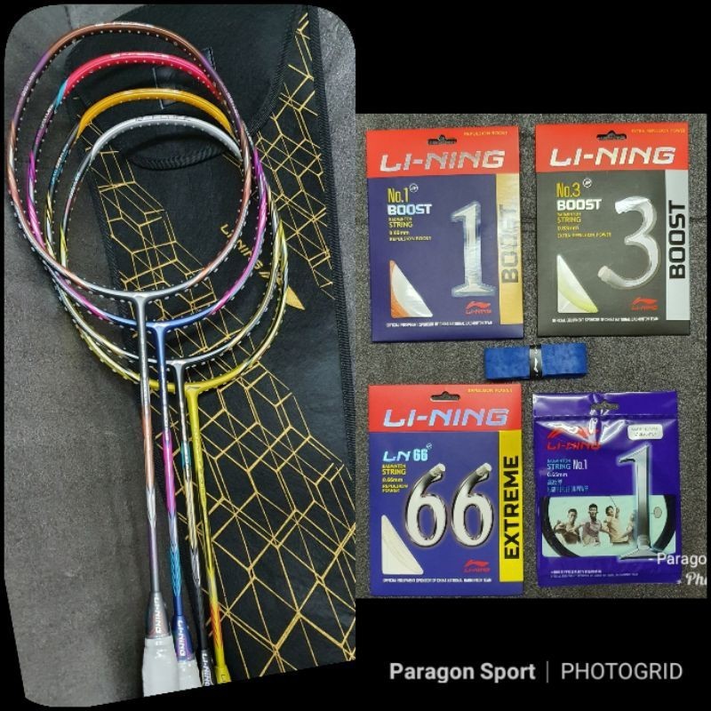 Raket Lining G Force PLUS 8000/8800/8900 /FULL SET / g force /gforce /ORIGINAL 100% RESMI