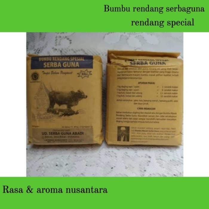 

Bumbu Rendang Spesial 1Kg / Serba Guna