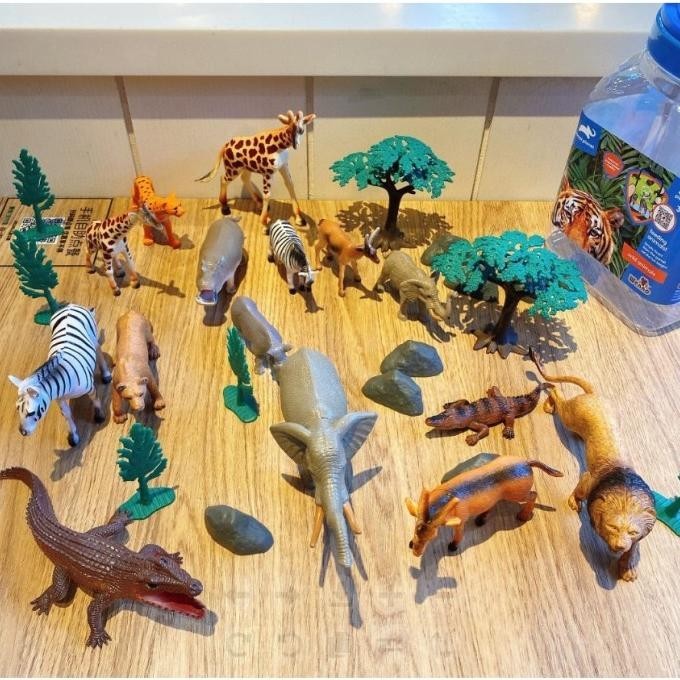 Mainan Hewan Kecil Binatang / Miniatur Hewan Figur / Animal Figure Ajiminfujiatiberkah