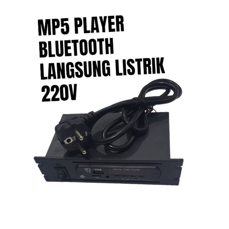 MP5 VIDEO PLAYER BLUETOOTH LANGSUNG LISTRIK AC 220V / Bluetooth Digital Video Player MP3 MP4 MP5 FM