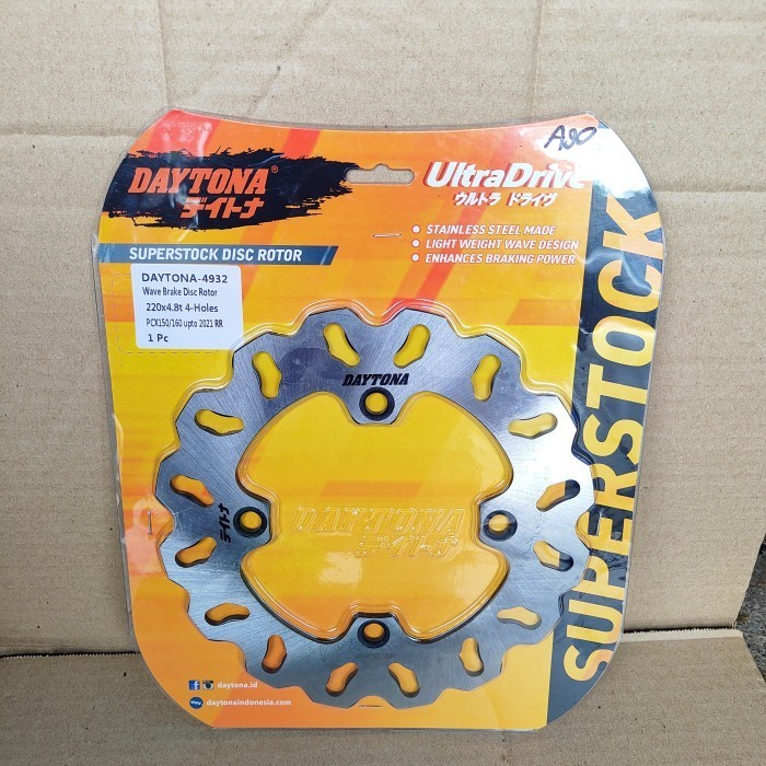 Piringan Disc Disk Brake Belakang Honda Pcx 150 160 4932 Daytona Ori