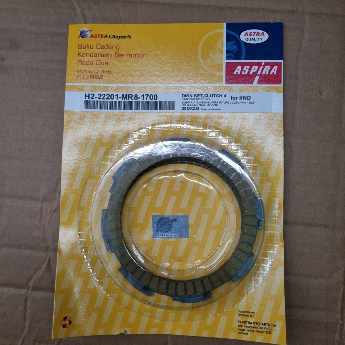 Kampas Kopling Honda Supra X Fit New Legenda Revo Grand Aspira Ori