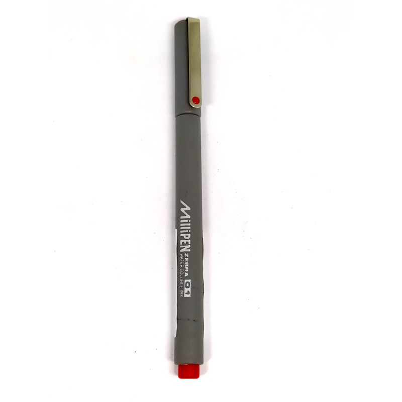

Zebra Milli 01 Marking Pen - Pulpen Warna Red