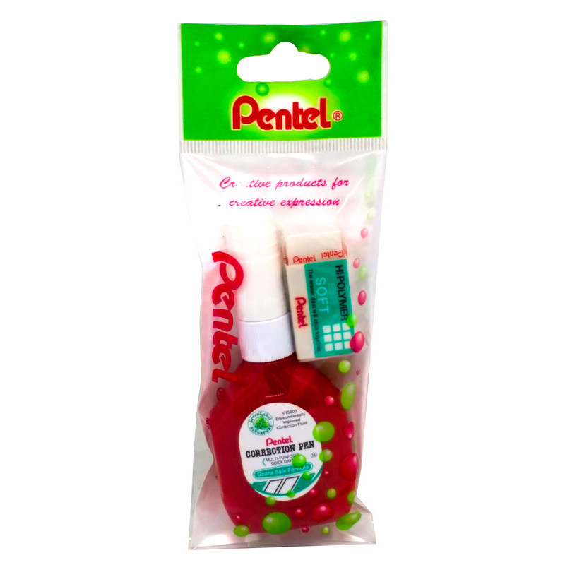 

Pentel Zl C 1 W + Zes 03 - Correction Pen + Eraser