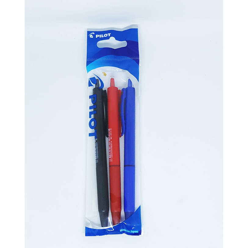 

Pilot - Paket Bolpoin 3 Warna (Merah, Hitam, Biru)