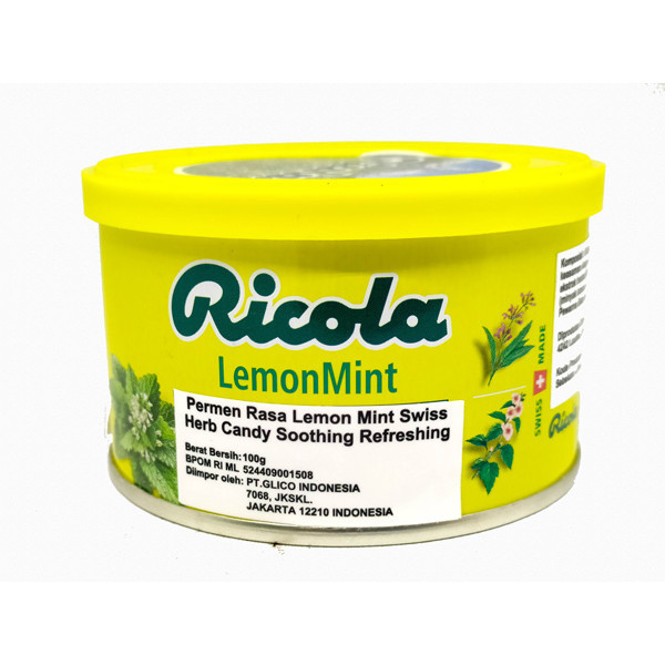 

Ricola Tin Lemon Mint 100Gr