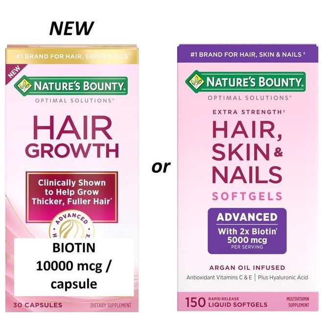 Natures Nature Natures Bounty Extra Strength Hair Skin Nails Biotin __Oasis