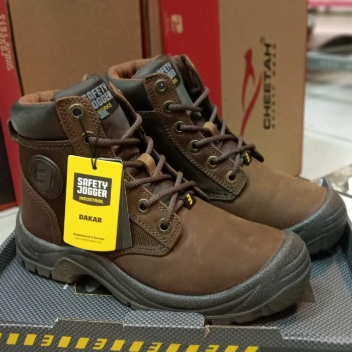 Sepatu Safety Jogger Dakar Brown S3