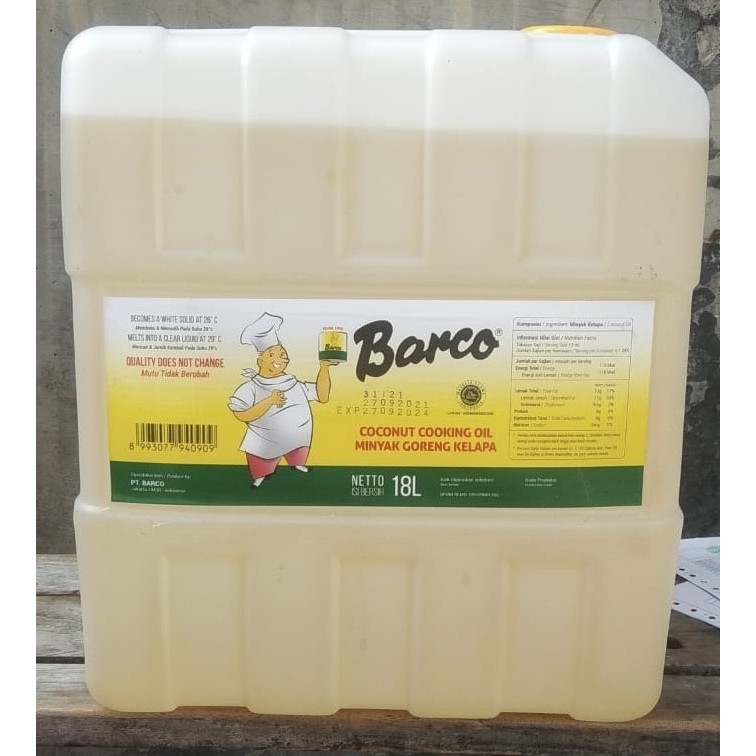 Minyak Goreng Barco 18 Liter