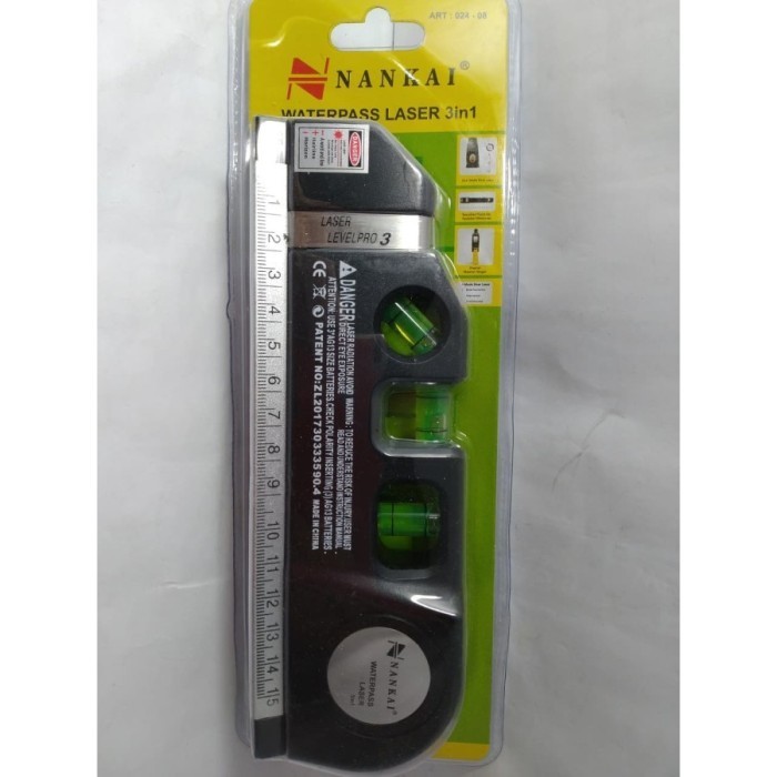 Waterpass Laser Nankai LevelPro3 - Alat Pengukur Tingkat Digital dengan Laser Merah Kelas 2