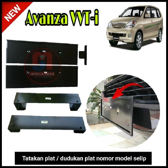 TATAKAN/DUDUKAN PLAT NO MOBIL AVANZA VVTI