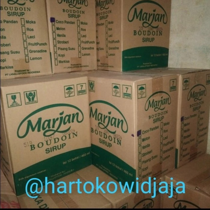 

Sirup Marjan Boudoin Cocopandan/Melon 460Ml 1Dus