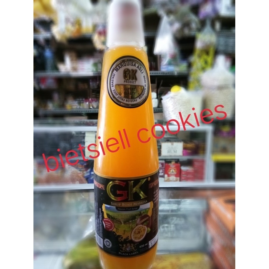 

Gk Sirup Markisa 600Ml 6Btl/Krt Gosend/Grab