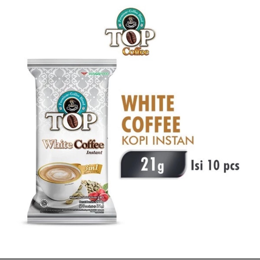 

TOP white coffee instant 10 sachet