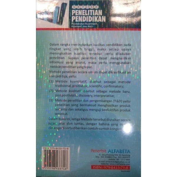 

Metode Penelitian Pendidikan,Pendekatan Kuantitatif Dan Kualitatif