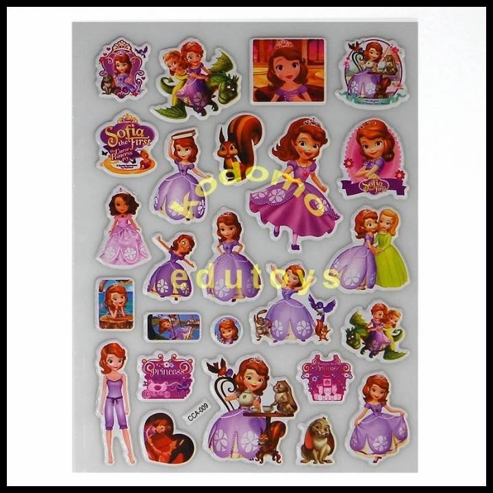

TERMURAH STICKER STIKER ANAK TIMBUL KARAKTER SOFIA THE FIRST 2767 !!!!!!