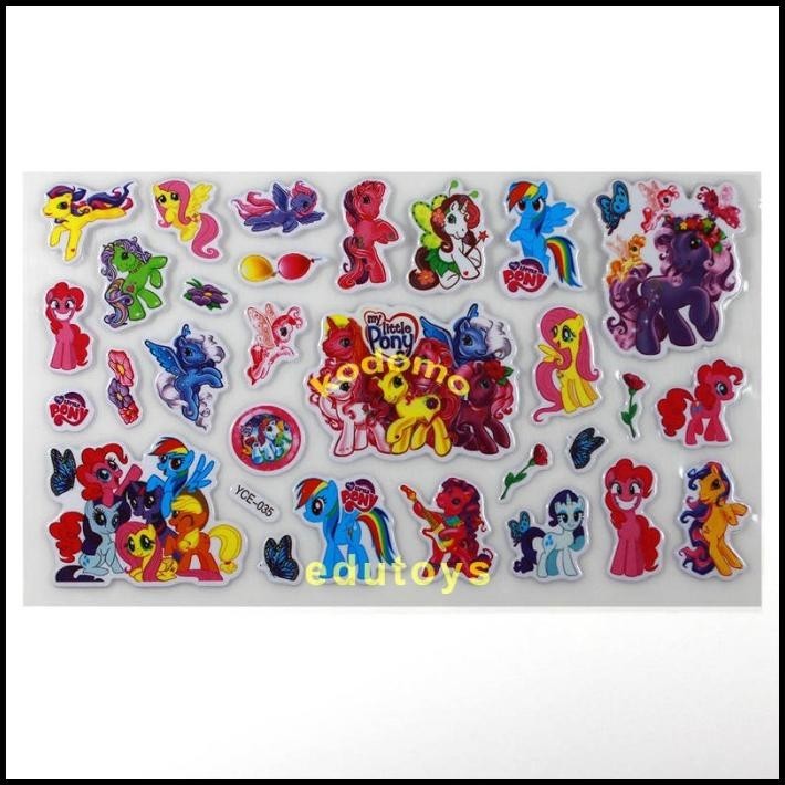 

TERBARU STICKER STIKER ANAK TIMBUL KARAKTER MY LITTLE PONY 2750 !!!!