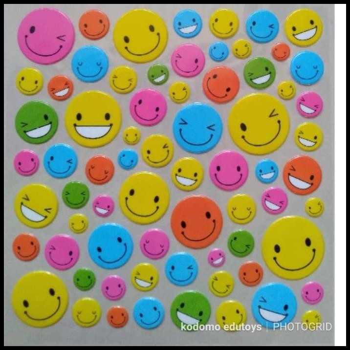 

DISKON STICKER STIKER ANAK TIMBUL SMILEY 0179 !!!!!!