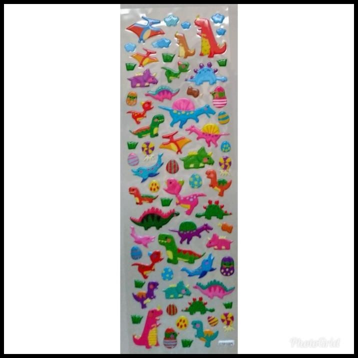 

TERBARU STICKER STIKER ANAK TIMBUL DINOSAURUS DINOSAUR 010 !!