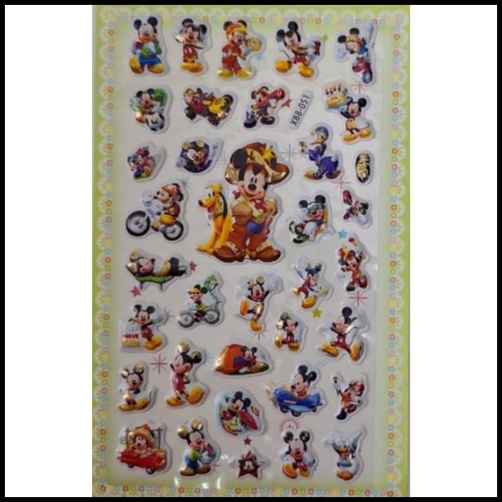

HOT DEAL STIKER STICKER ANAK TIMBUL MICKEY MOUSE 2993