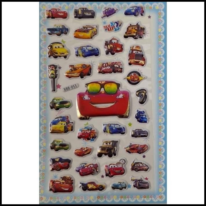 

TERBARU STIKER STICKER ANAK TIMBUL CARS 2989 !!!