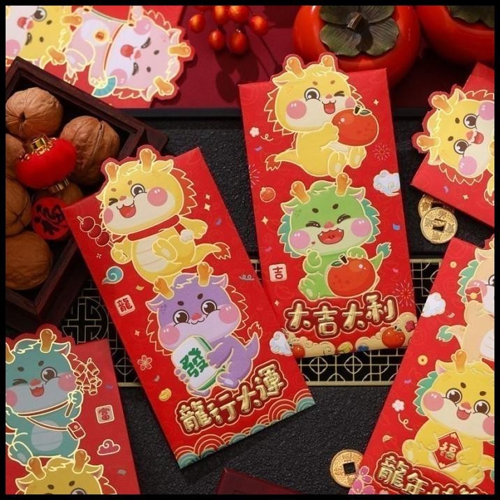 

DISKON ANGPAO 3D PANJANG ISI 6 DRAGON IMLEK TAHUN NAGA HONGBAO KUPING IMUT !!!