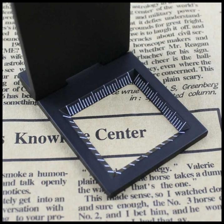 

DISKON KACA PEMBESAR LIPAT FOLDABLE MAGNIFIER PORTABLE 28MM 10X !!!!