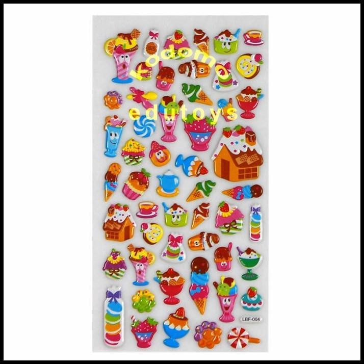 

TERBARU STICKER STIKER ANAK TIMBUL ES KRIM ICE CREAM 2837 !!