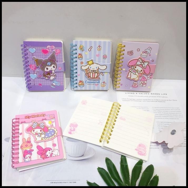 

GRATIS ONGKIR CUTE CHARACTER NOTE BOOK WITH MAGNET LOCK BUKU TULIS CATATAN DIARY !!!!!!