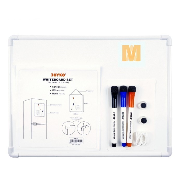 

Terbaru Joyko Whiteboard Set Papan Tulis Putih Wbs-10 [ Pcs ] Promo Terlaris