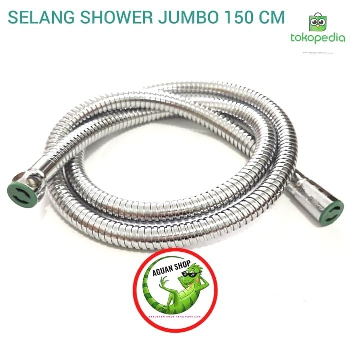 HIGH QUALITY, SELANG SHOWER JUMBO 1,5 METER BRASS