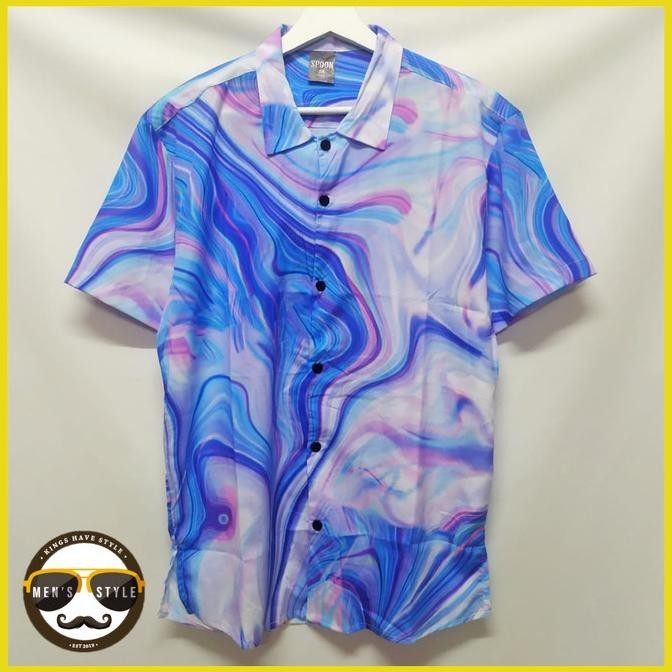 Baju Kemeja Motif Printing Hawai Pria Wanita Import Village Photos