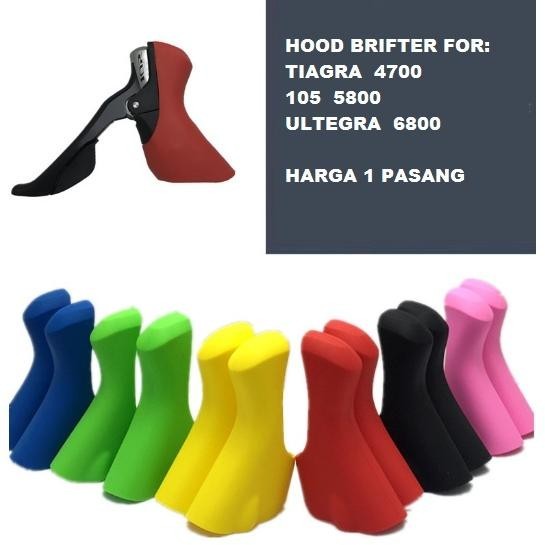 Premium Hood Karet Brifter Pelindung Portector Silicone Shifter Ultegra 105 Tiagra 6800 5800 4700 47