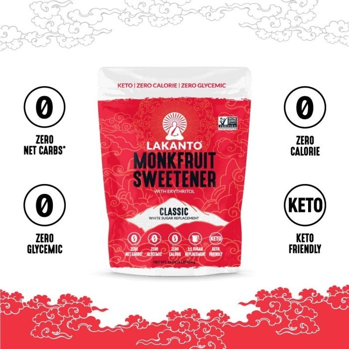 

Lakanto Monkfruit Sweetener With Erythritol Classic - 235G - Adelineez