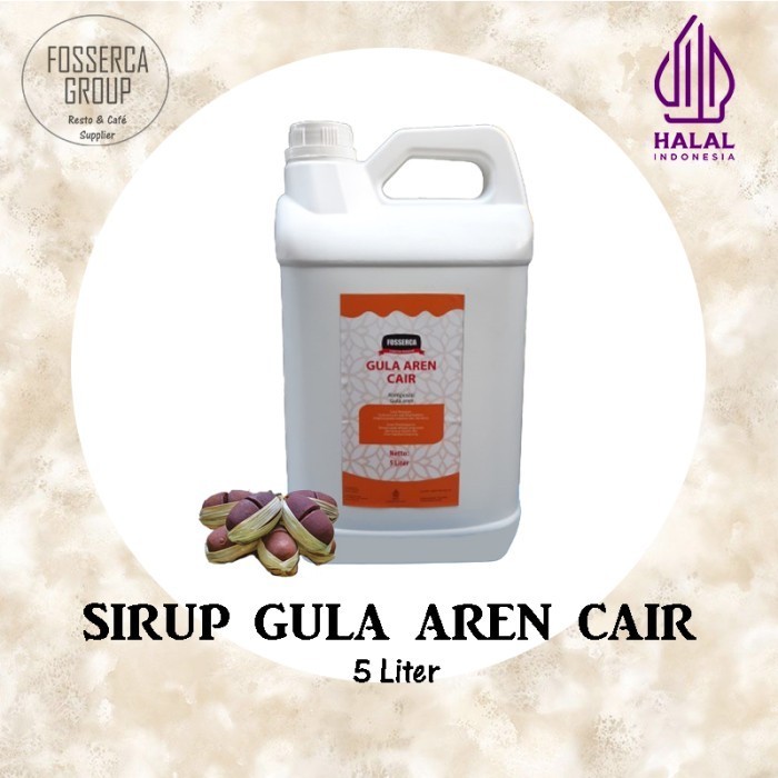 

[7Kg] Gula Aren Cair / Liquid Arenga Palm Sugar Syrup By Fosserca - 5L - Adelineez