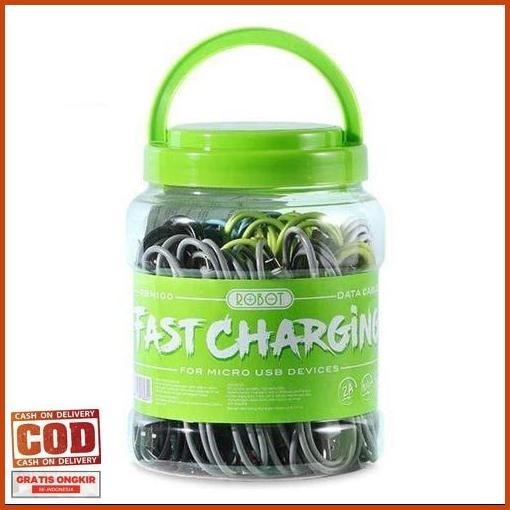 Cod Kabel Data Fast Charging Robot Rbm100 Micro Usb Transfer Data Cas Hp Termurah