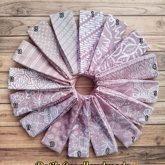 Kain Batik Cap Handmade Serian Coksu Putih