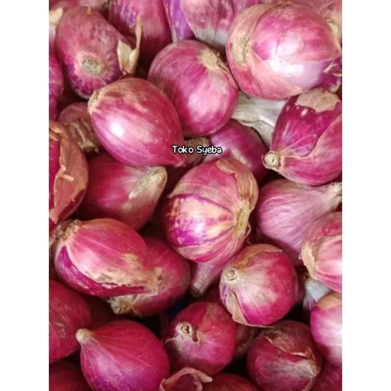 1kg Bawang Merah Super - Bawang Merah Kering Super Besar Berkualitas