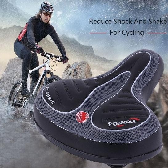 Premium Jok Sadel Sepeda Tebal Besar Gel Fo Saddle Mini Seli Lipat Dahon Mtb