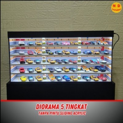 DIORAMA PARKIRAN MOBIL HOT WHEELS /DIECAST /RAK HOTWHEELS /BOX DISPLAY