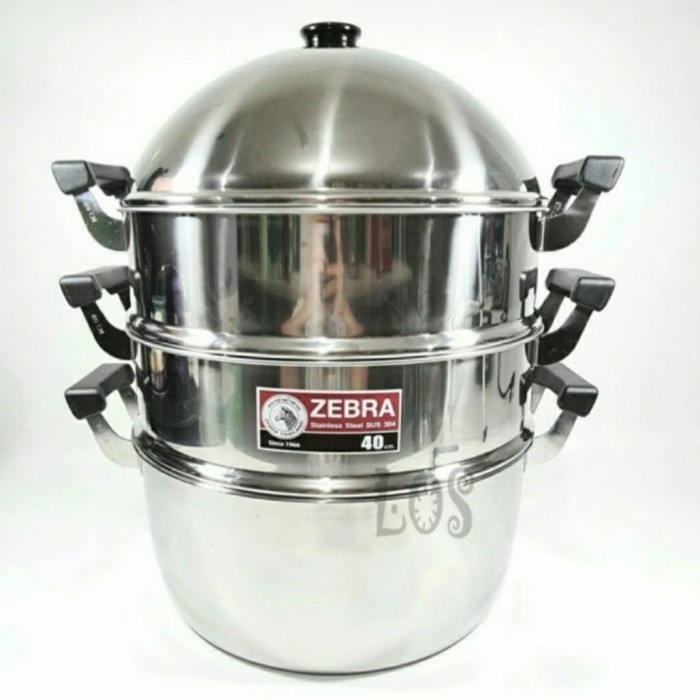 Zebra Panci Kukus 3 Set 40 Cm / Panci Stainless ( 164440 )