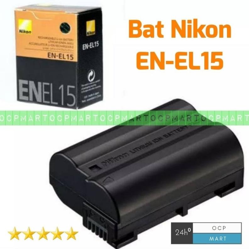 [BARU] Baterai Nikon EN-EL15 EnEL15 En EL 15 D7000 D7100 D7200 D7500 D600 D610 D750 D800 etc