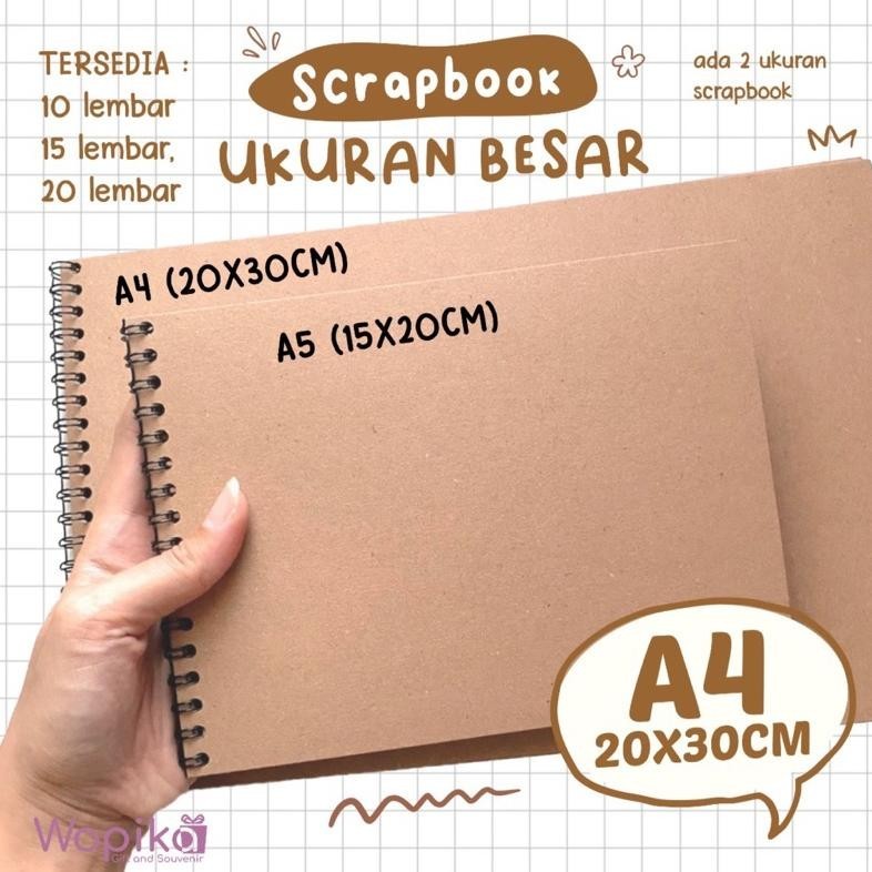 

SCRAPBOOK A4 (TERMURAH) | BUKU JOURNALING POLOS TEBAL DAN BESAR TERLARIS