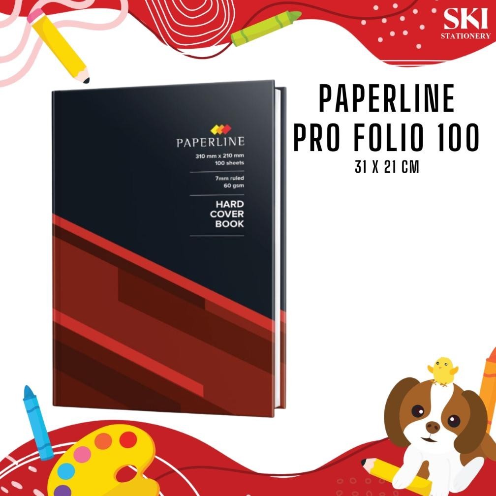 

BUKU HARD COVER FOLIO 100 PAPERLINE PRO EDITION BISA COD