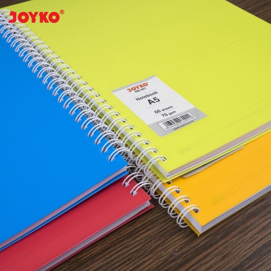 

NOTEBOOK DIARY AGENDA BUKU CATATAN BERGARIS RULED JOYKO NB-661 / NB-680 / 60 HAL ORIGINAL PRODUK