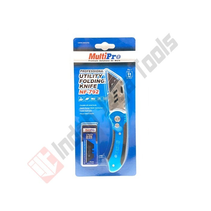 

Terlaris MULTIPRO NF-792 Utility Folding Knife Cutter Lipat Akrilik GRC Gypsum SALE