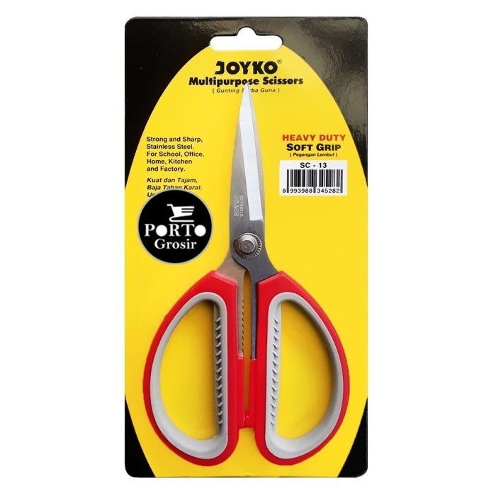 

Terlaris () Joyko Gunting Serba Guna Heavy Duty Multipurpose Scissors SC13 SALE