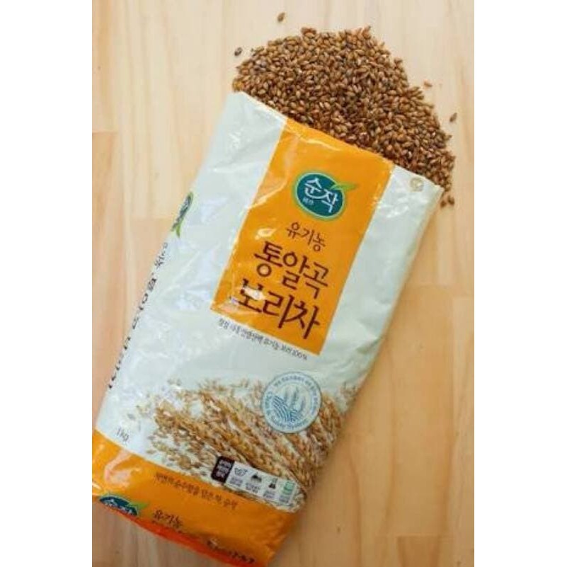 

Ready Korean Roasted Barley Tea - Boricha - Teh Gandum Korea 1kg Import