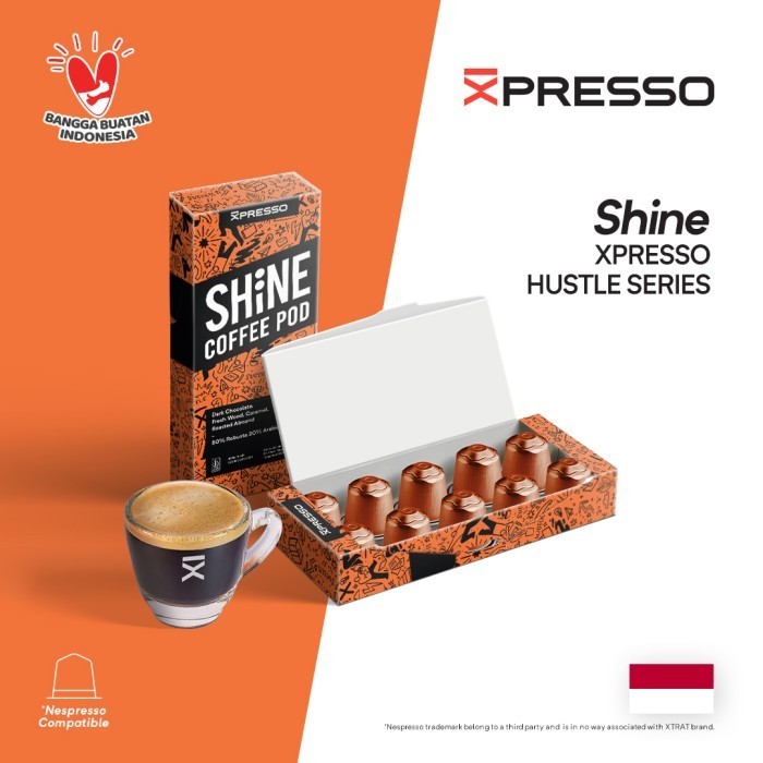 

Ready Xpresso Kopi Kapsul - Capsule Nespresso Compatible - Shine Coffee